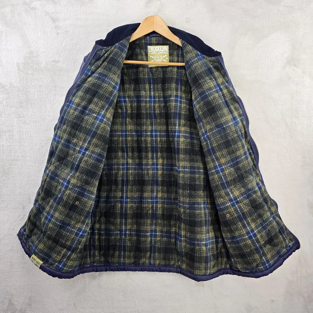 Dixxon Flannel Co Salty Diamond Stitched Quilted Jacket Mens XL Flannel Lined